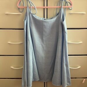 shop my violet blue gingham dress